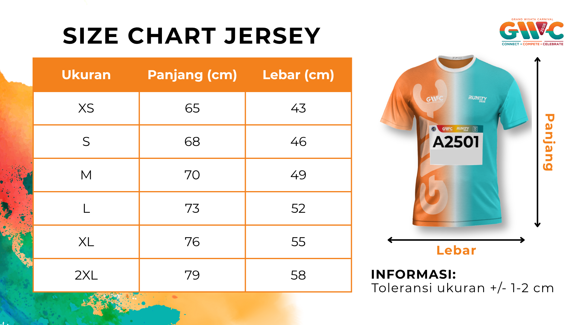 Size Chart Jersey